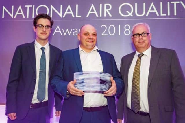 The head of retrofit engineering at Eminox in Gainsborough, Niki Welch, has won the 2018 Air Quality Champion award at the National Air Quality Awards