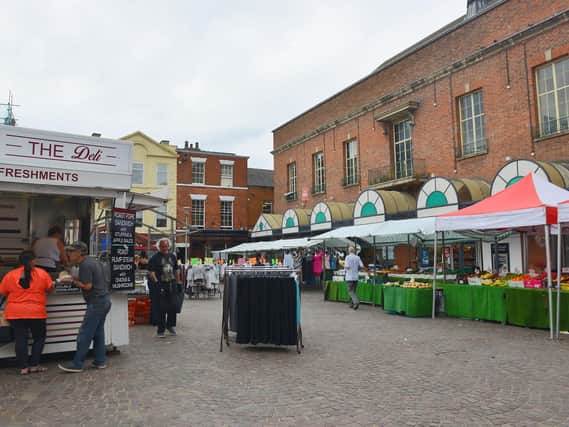 Gainsborough's market place
