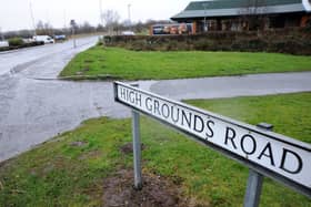 Site at High Grounds of a potential new development including a hotel and restaurants.
