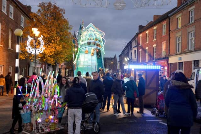 Retford Christmas lights switch on 2017