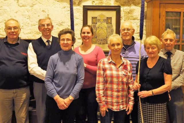 The bell-ringers at All Saints Parish Church, Gainsborough.