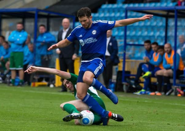 Alex Simmons struck twice for Gainsborough Trinity in the win over Whitby Town.