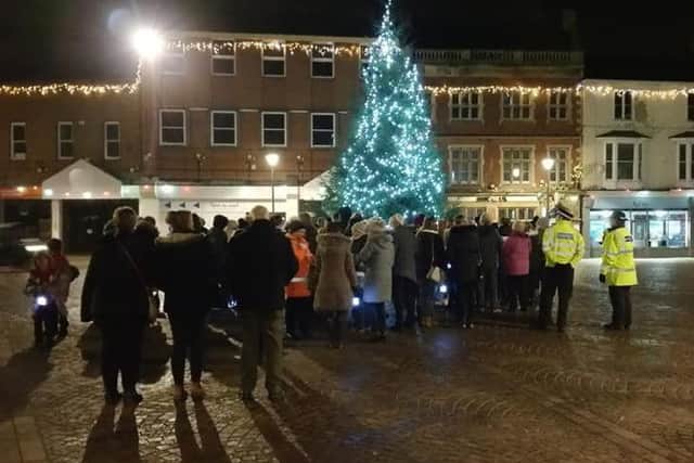 People gathered to remember their loved ones