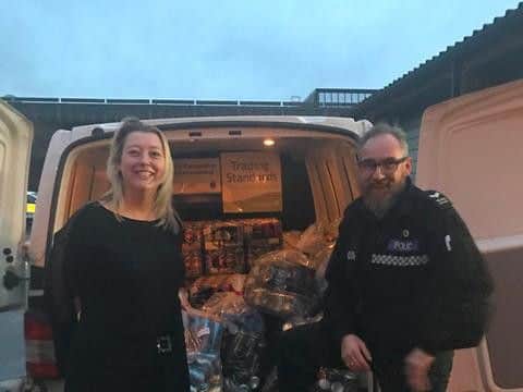 Emma Milligan and Sgt Kimble