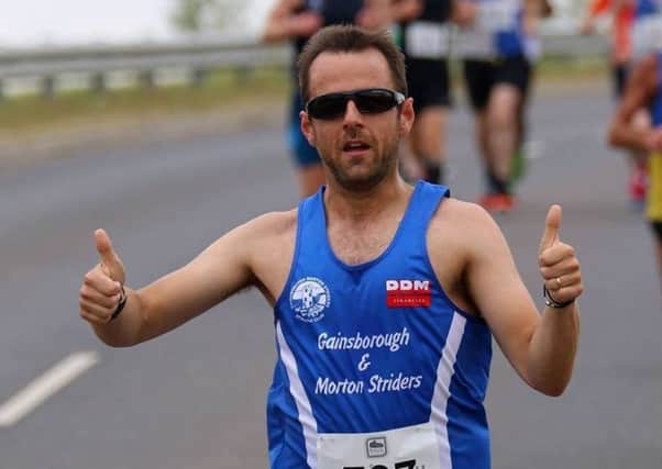 Wayne Greenfield, who is one of the Striders in training for the London Marathon in April.