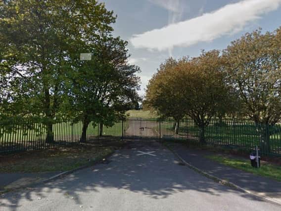The entrance to the former school site off Middlefield Lane, Gainsborough. Photo: Google.