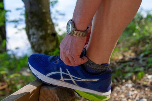 Running shoes.