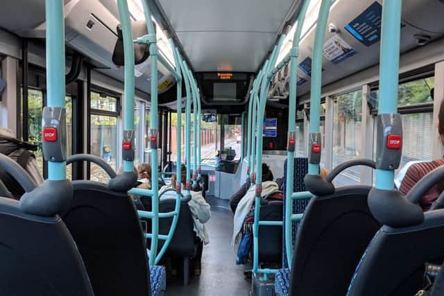 The bus is an exciting new world when you're a toddler