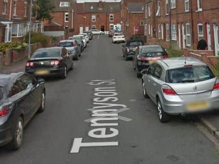 Tennyson Street, Gainsborough. Picture: Google