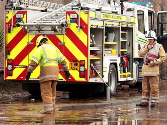 Firefighters are regularly called to deal with flooding emergencies
