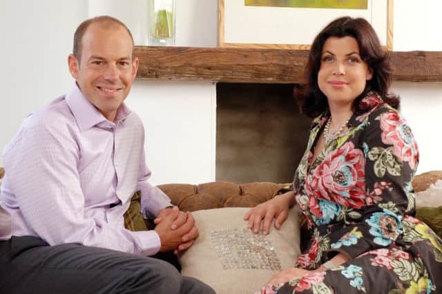 Phil Spencer and Kirstie Allsopp, of the popular Channel 4 show, 'Location, Location, Location'.