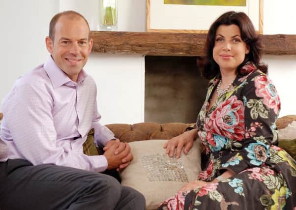 Phil Spencer and Kirstie Allsopp, of the popular Channel 4 show, 'Location, Location, Location'.