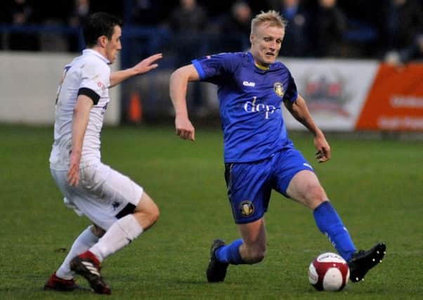 Nathan Stainfield, who was man-of-the-match in Gainsborough Trinitys win on Saturday.