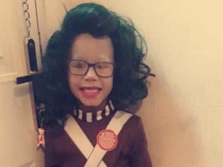 Bryson, six, went to school as an Oompa Loompa