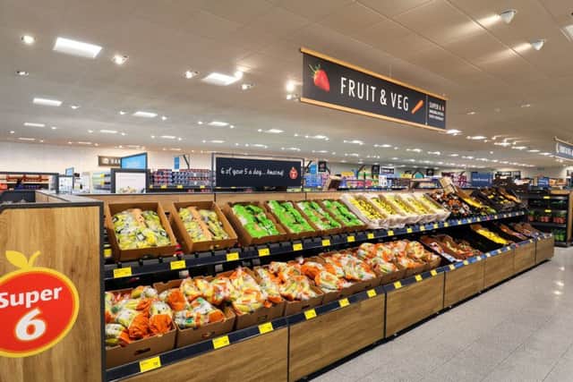 The new Aldi store. Picture by Shaun Fellows / Shine Pix