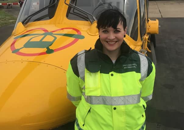 Lucy Hutton has joined the  Lincolnshire & Nottinghamshire Air Ambulance crew