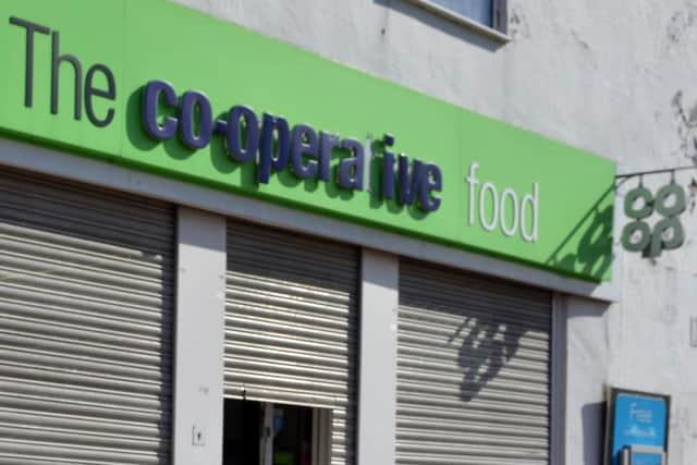 A Co-operative Foodstore was targeted.