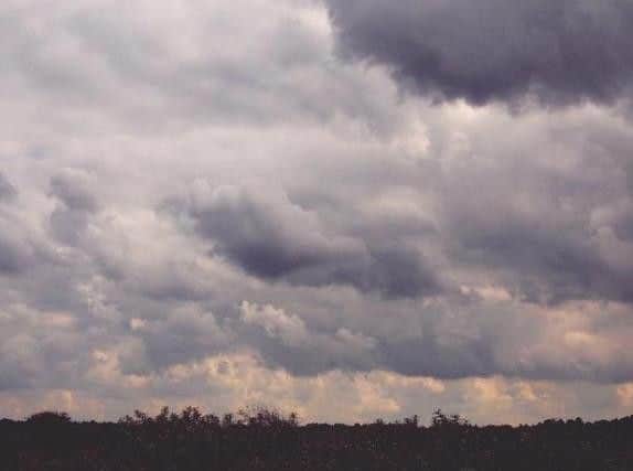 Cloudy today.