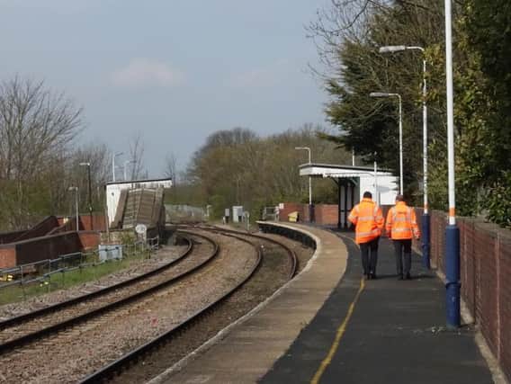 Platform one at Lea Road Station is due to be replaced next year.