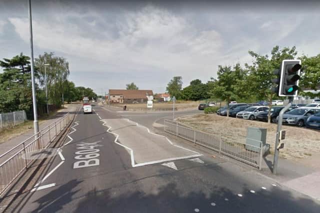 The incident took place in Raymoth Lane, Worksop.