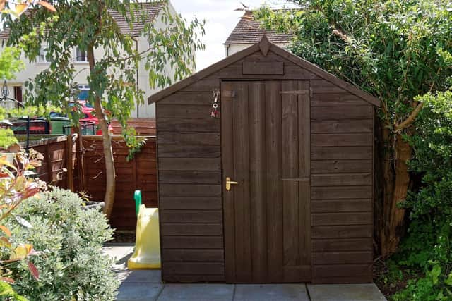 There are things we keep in our sheds that we actually shouldn't.