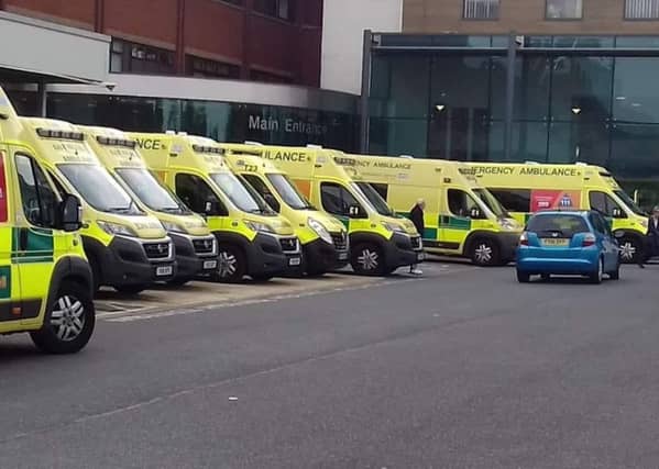 This photo was posted on Twitter yesterday (May 1) by Bassetlaw ED Team at Bassetlaw Hospital.