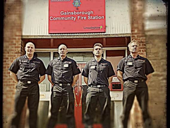 Lincolnshire Fire & Rescue staff stationed at Gainsborough joined colleagues all over the country in marking the occasion.