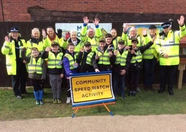 Residents of Sturton by Stow who are urging drivers to slow down when they pass through the village.