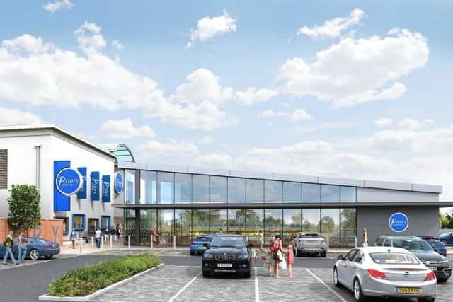 An artist's impression of the plans