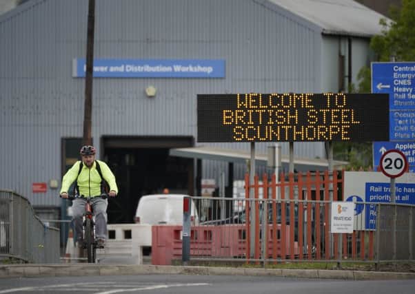 The collapse of British Steel at Scunthorpe threatens up to 25,000 jobs. (PHOTO BY: Christopher Furlong/Getty Images)