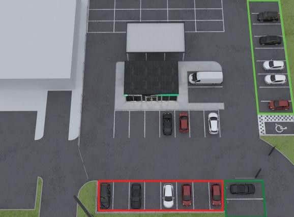 A 3D visual showing the proposed development.