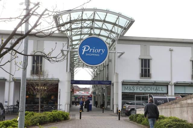 The Mencap shop is in the Priory Centre