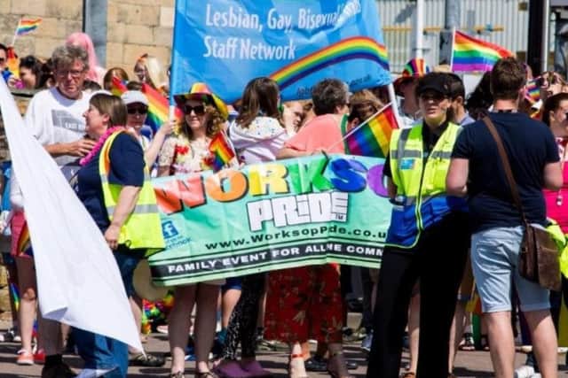 Last year's Worksop Pride event