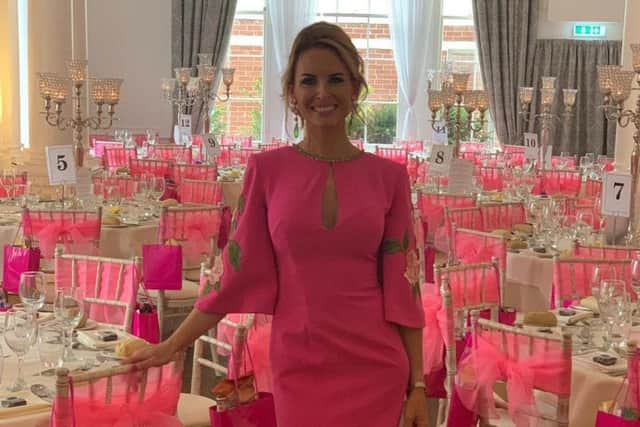 Sarah at the Bring your Breastie event