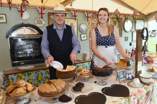 Lincolnshire Show. Stephen Kenway and Hannah Kenway of 19Forteas