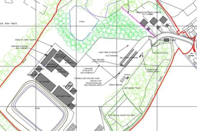 Revised plans for the animal rendering plant at Jerusalem Farm in Skellingthorpe.