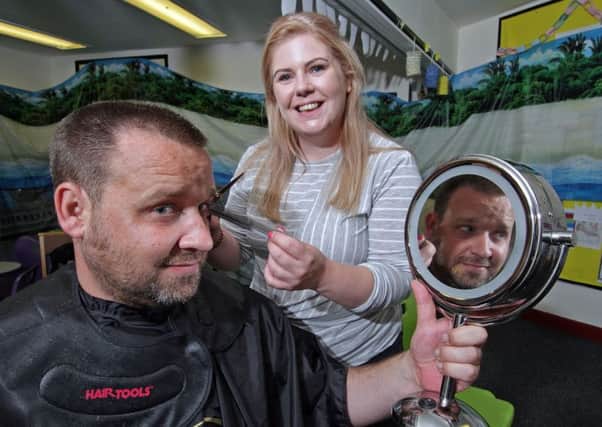 Church offered free hair cuts