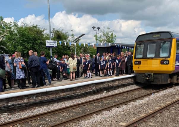 The new rail service from Gainsborough Central launched earlier this year.