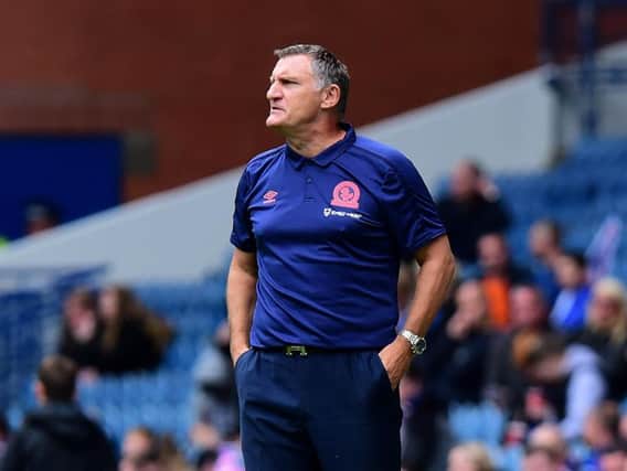 Blackburn boss Tony Mowbray,