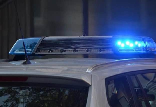 Three police vehicles were dispatched to stop the tractor.