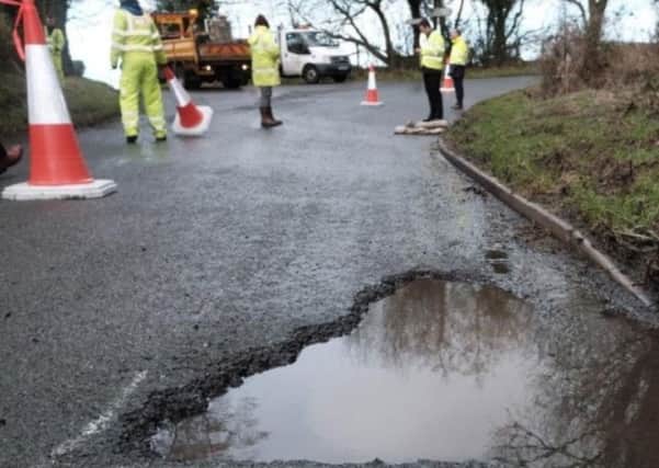 Fixing potholes and patching up roads will be one of the responsibilities of Balfour Batty under the new contracts.