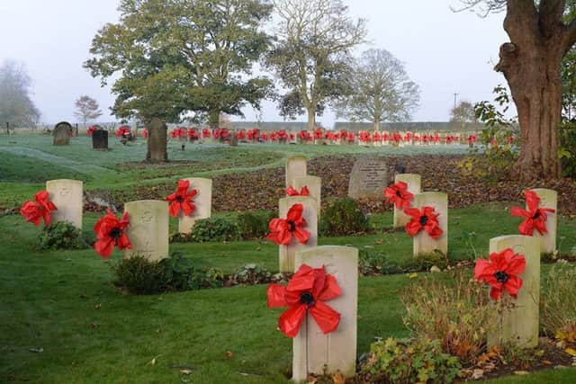 The war graves at Scampton church