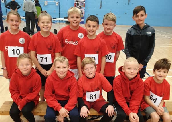 Some of the Parish youngsters who took part in the biathlon event.