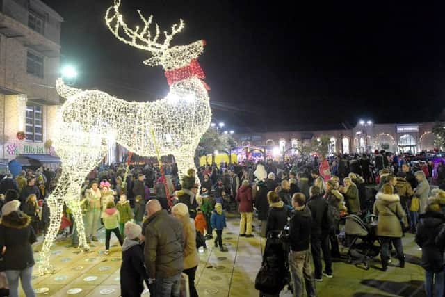 Gainsborough Christmas Lights switch-on.