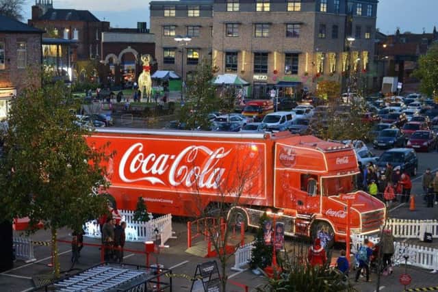 The Coca-Cola Truck in Marshall's Yard