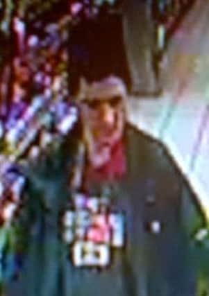 Police want to speak to this man in connection with a theft from One Stop Shop in Retford Road, Worksop
