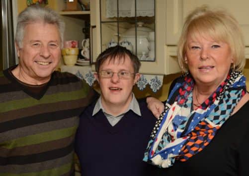 Notts County Council launch the Shared Lives campaign, recruiting  local carers to support adults who need help to live independently. Pictured from left is service user Mark Headley with carers Cliff Warnes and Chris Rodger.