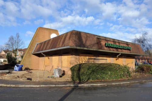 Former Little Chef on St Anne's Drive, will be re-opening as a Starbucks Coffee (w130206-3)
