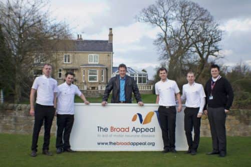 Chris Broad along with organisers of the event