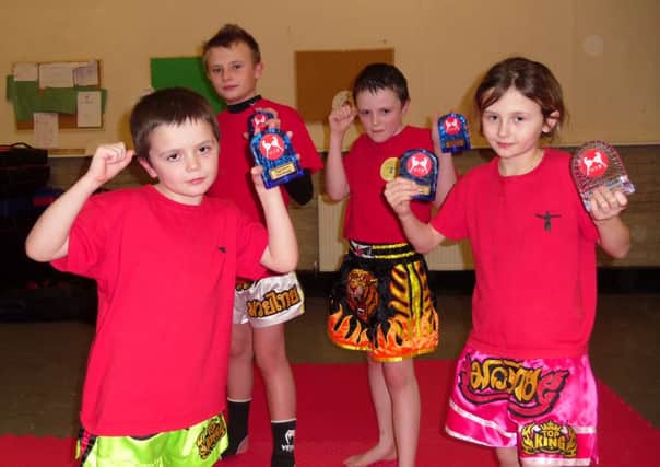 Maltby Thai Boxing Club's young stars